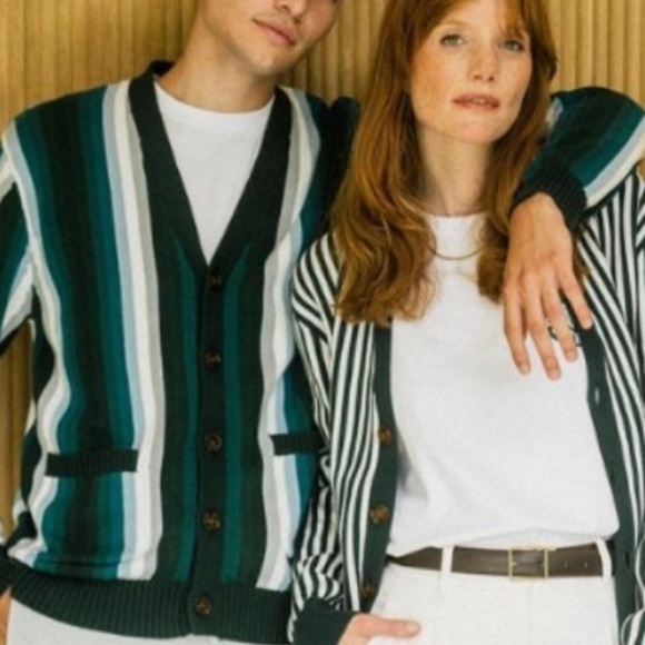 Bogey Boys Seeing Green Cardigan Sweater Green Men’s size L NWT golf preppy - Picture 1 of 10